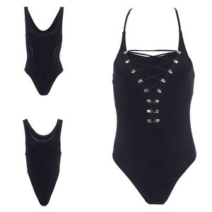 Good American Black Bodysuit Trio